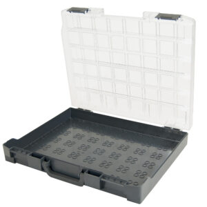 Kunststof assortimentskoffer leeg